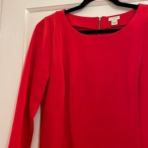 J.Crew Red Shift Dress